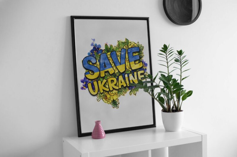 Save Ukraine Tshirt Design