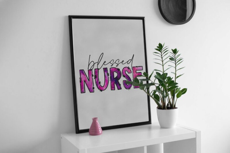 Blessed Nurse Tshirt Design