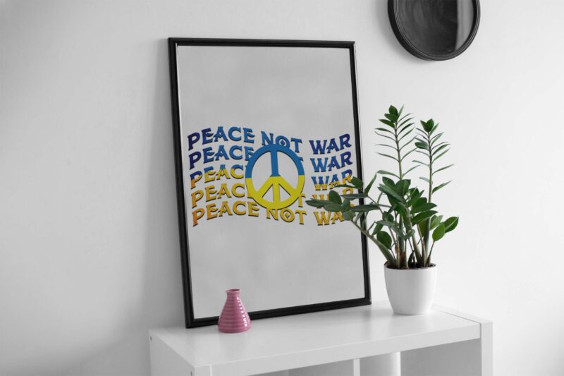 Peace Not War Tshirt Design