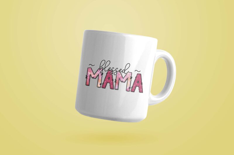 Blessed Mama Tshirt Design