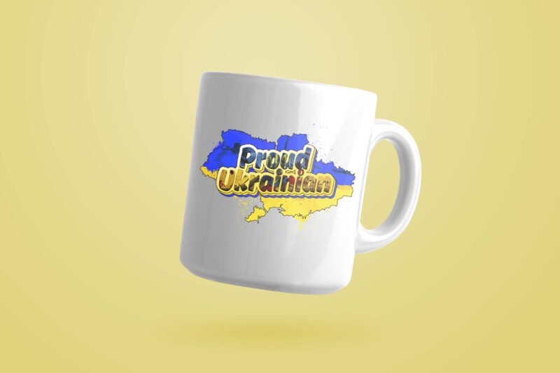 Proud Ukrainian Tshirt Design