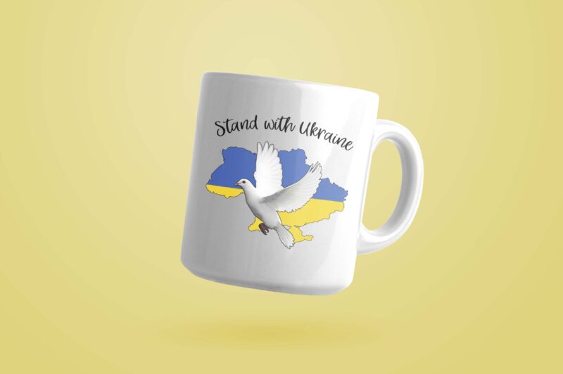 Stand With Ukraine Tshirt Design