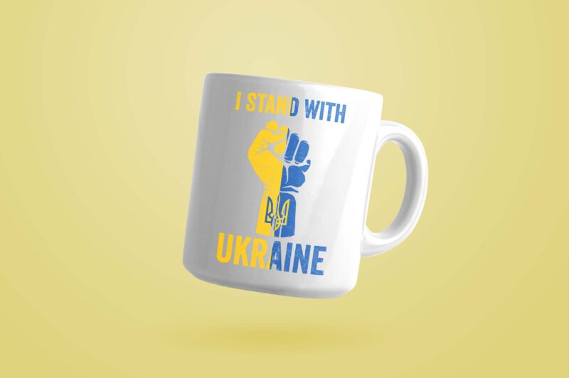 I Stand With Ukraine Tshirt Design