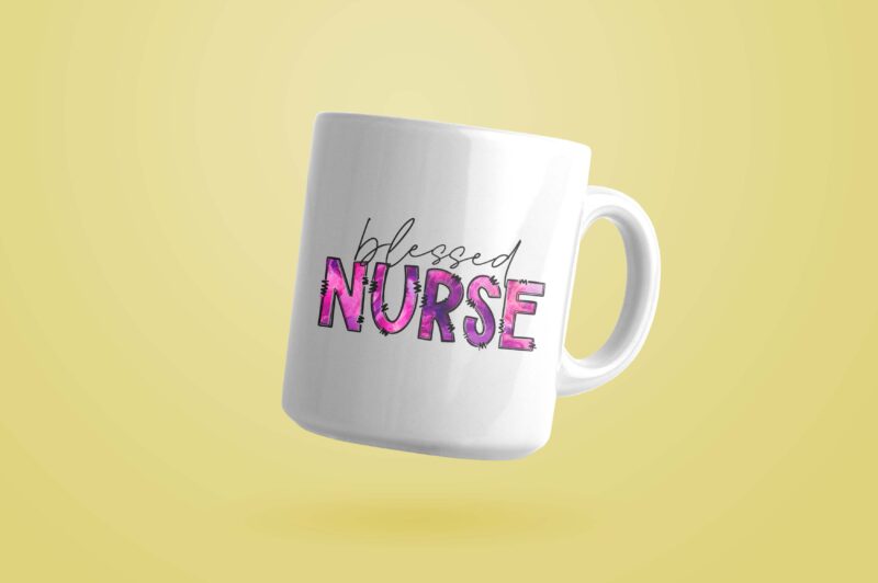 Blessed Nurse Tshirt Design