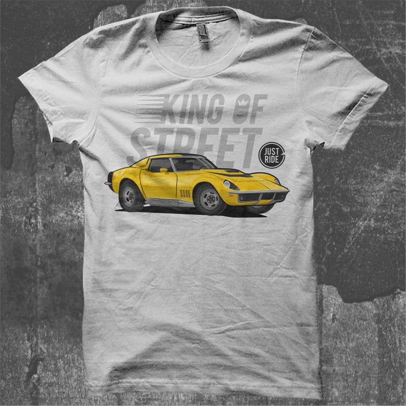 Yellow Car King Of Street