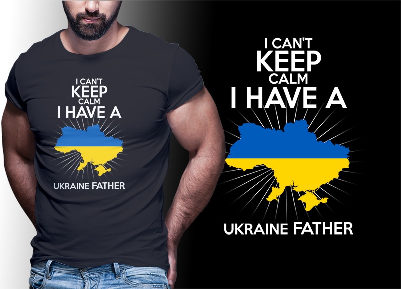 49 Ukraine Tshirt Design Bundle Editable