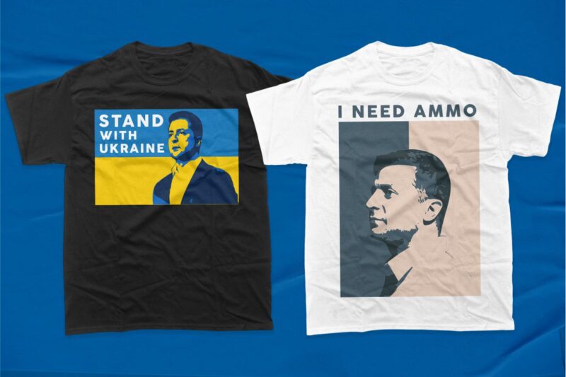 Zelensky vector t-shirt designs