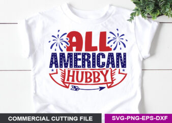 All american hubby- SVG