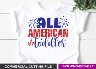 All american toddler- SVG