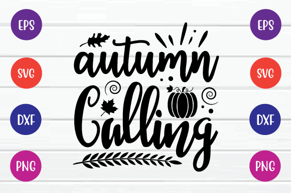 autumn calling t-shirt design