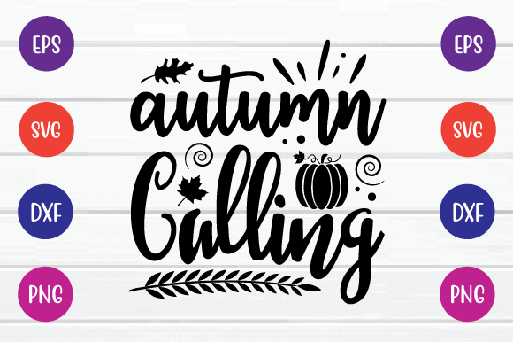 Autumn calling t-shirt design
