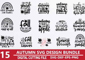 Autumn Svg bundle t shirt vector