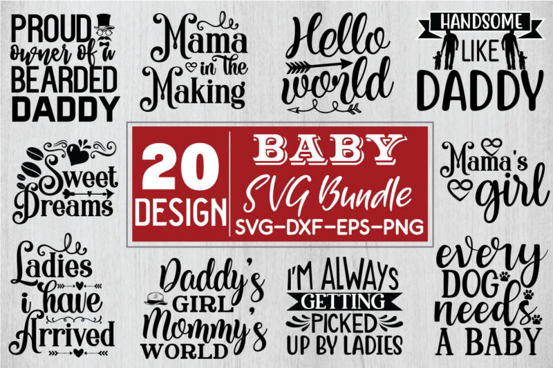 Baby SVG Bundle