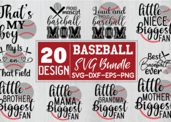 Baseball SVG Bundle