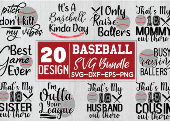 Baseball SVG Bundle t shirt template