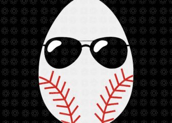 Baseball Easter Egg Svg, Easter Egg Svg, Easter Day Svg