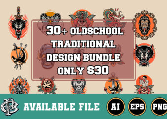 oldschool traditional design bundle only $30