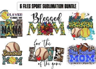 6 Files Sport Sublimation Bundle