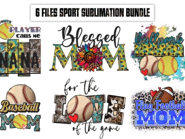 6 files sport sublimation bundle 6 files sport sublimation bundle