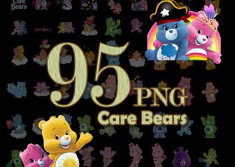 Care Bears ClipArt- PNG Images 300dpi Digital, Clip Art, Instant Download, Graphics transparent background Scrapbook
