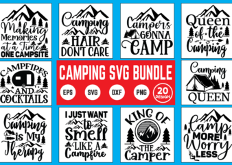 camping svg bundle camping, summer, adventure, mountain, campfire, hiking, funny camping, svg, camper, happy camper, outdoors, only you can prevent drama llama, svg bundle, vintage, bundle, wanderlust, forest, birthday, nature