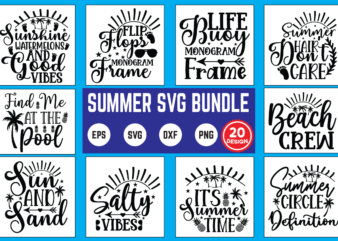 summer svg bundle commercial use svg files for cricut silhouette t shirt vector files summer, svg, summer svg, summer design, summer svg bundle, svg bundle, funny, summer quote, cute, happy,