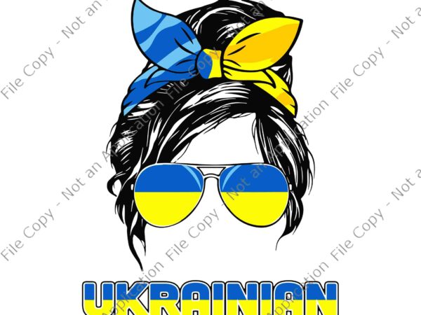 Messy bun hair ukraine ukrainian flag girl svg, support ukraine svg, i stand with ukraine slava ukraini svg, ukraine svg, ukrainian flag svg t shirt designs for sale