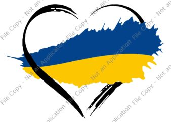 Heart Ukraine I Stand With Ukraine Svg, Ukrainian Flag Svg, I Stand With Ukraine Svg, Support Ukrainians Flag Svg, Vintage Ukraine Ukrainian Flag Svg,
