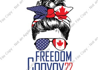 Freedom Convoy 2022 Supporter Svg, I Support Canadian Truckers Svg, Convoy 2022 Svg