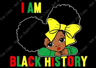 I Am The Strong African Queen Svg, Black History Month Svg, Black History Svg t shirt design for sale