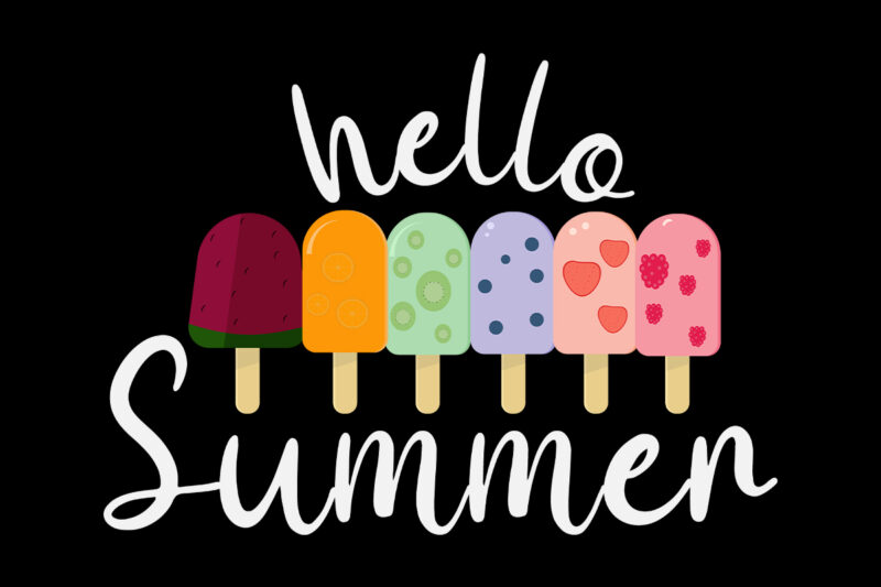 “Hello Summer” Summer Ice cream