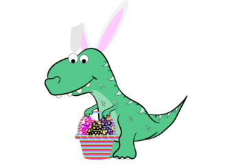 Happy Easter Day Dinosaur Egg