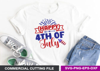 happy 4th of July- SVG