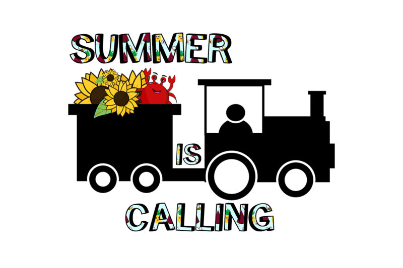 Summer Is Calling Vector Design