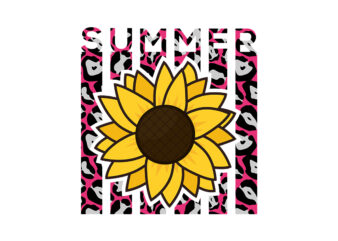 Sunflower Sublimation t shirt template vector