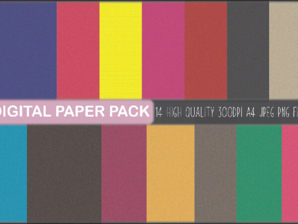 Digital paper pack bundle t shirt vector illustration