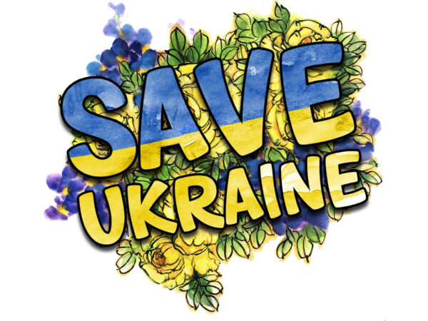 Save ukraine tshirt design
