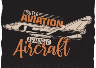 Military combat aircraft, t-shirt design