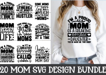 Mom Svg Bundle, Mom Svg quotes t shirt designs for sale