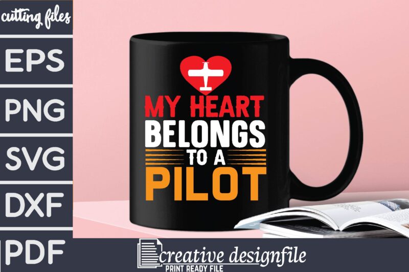 my heart belongs to a pilot T-Shirt