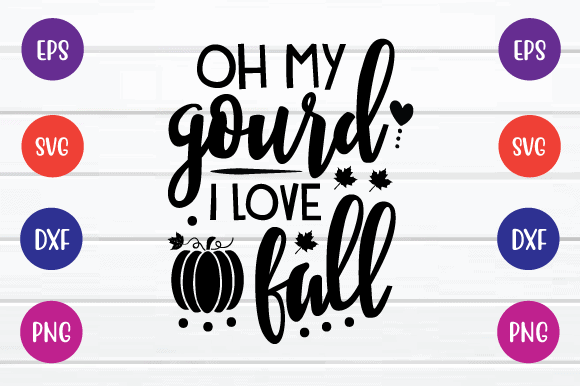 Oh my gourd i love fall t shirt design online