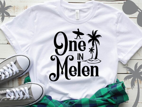 One in melen t-shirt