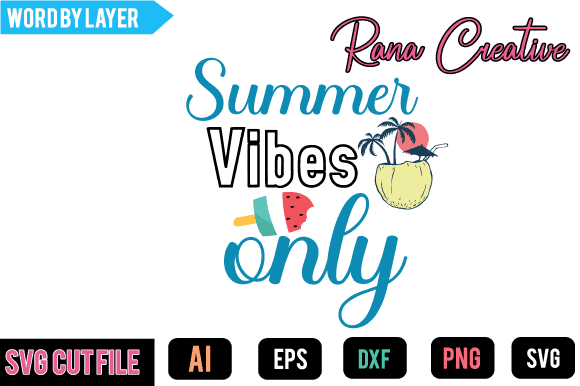 Summer vibes only t shirt design