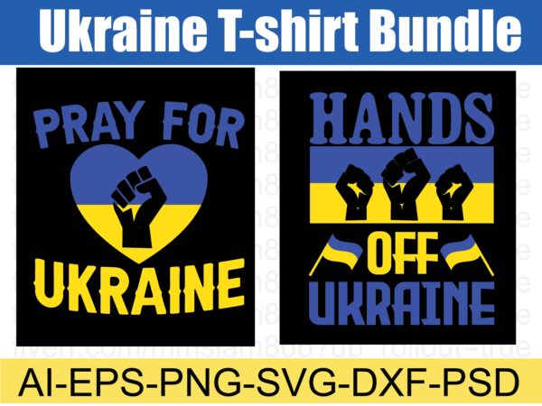 Ukraine t-shirt bundle