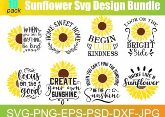 Sunflower SVG Files For Cricut, Sunflowers Svg, Sunflower Mandala Svg, Love Svg, Inspirational Svg, Christian Png, Flower Svg, Quote Svg t shirt template vector