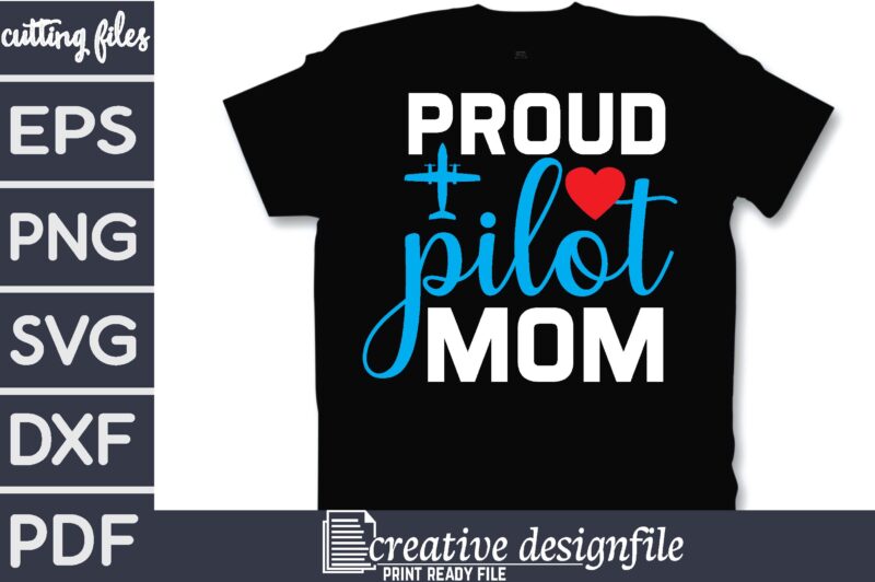 proud pilot mom T-Shirt