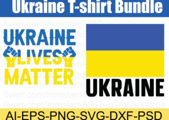 Ukraine T-shirt bundle