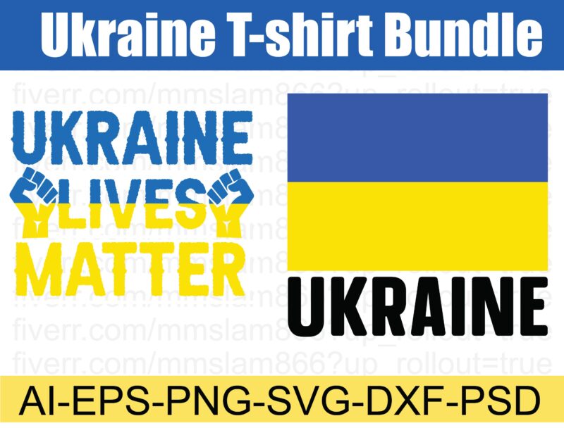 Ukraine T-shirt bundle