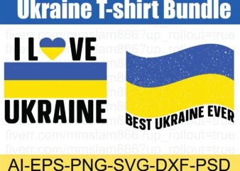 Ukraine T-shirt bundle