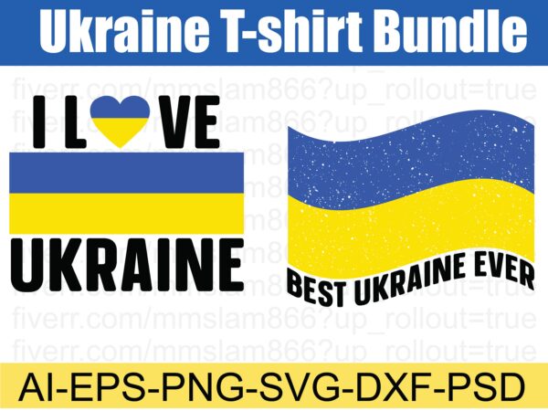 Ukraine t-shirt bundle